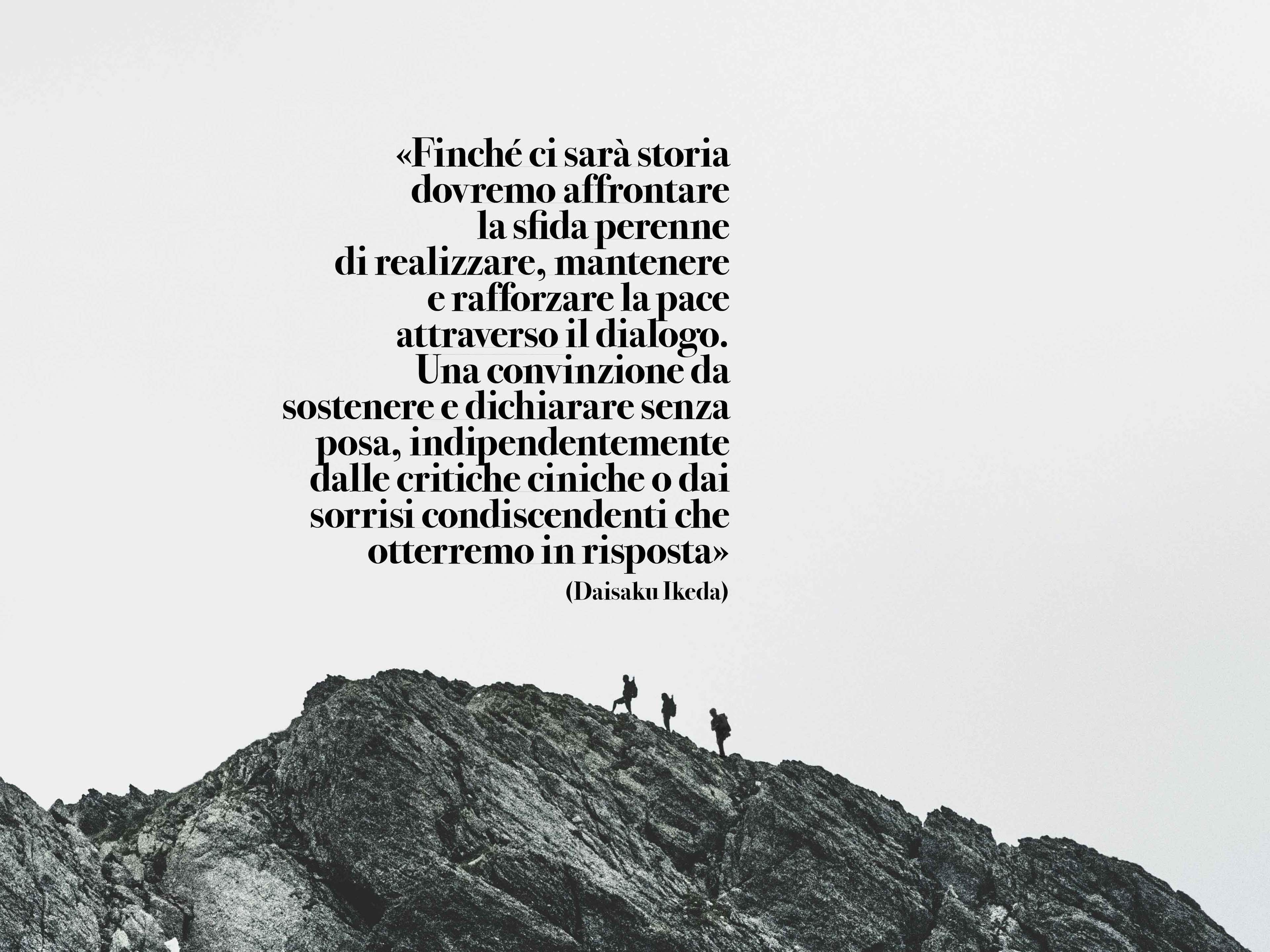 Se vuoi la pace, prepara la pace